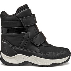Buty zimowe dziecięce Geox na rzepy czarne  - zdjęcie produktu