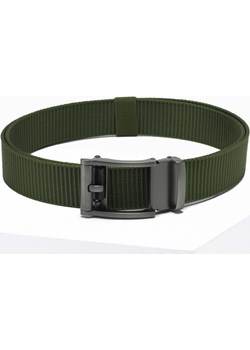 Pasek męski A829 - khaki Edoti Edoti - kod rabatowy