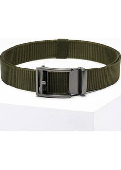 Pasek męski A828 - khaki Edoti Edoti - kod rabatowy