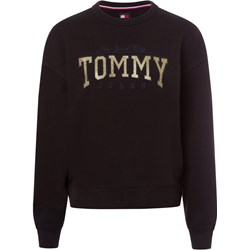 Czarna bluza damska Tommy Jeans z haftami  - zdjęcie produktu