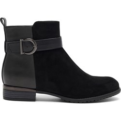 Clara Barson botki casual czarne na płaskiej podeszwie  - zdjęcie produktu