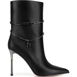 Botki EVA MINGE na zamek na szpilce eleganckie  - zdjęcie produktu