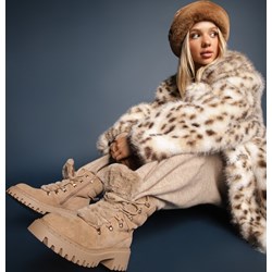 Workery damskie Renee z zamszu  - zdjęcie produktu