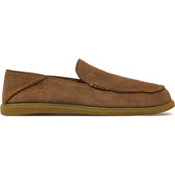 Brązowe mokasyny męskie Clarks bez zapięcia casual  - zdjęcie produktu