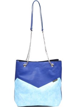 niebieska torebka damska skórzana na ramę Grace Słoń Torbalski wyprzedaż Słoń Torbalski - kod rabatowy