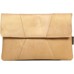 Kopertówka Slontorbalski matowa złota elegancka do ręki bez dodatków  - zdjęcie produktu