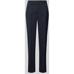 Spodnie damskie More & jesienne casualowe granatowe z wiskozy  - zdjęcie produktu