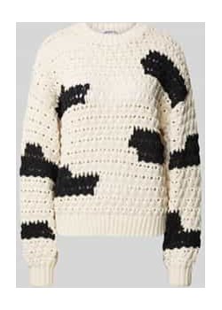 Sweter z dzianiny z prążkowanymi wykończeniami okazja Peek&Cloppenburg  - kod rabatowy