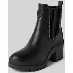 Botki Guess bez zapięcia na obcasie eleganckie  - zdjęcie produktu