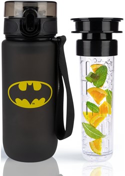 Butelka na wodę 0.6L czarna | wytrzymała i praktyczna | Batman Sklep SOXO - kod rabatowy