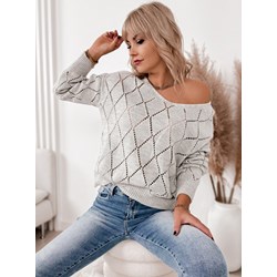 Sweter damski szary Ubra  - zdjęcie produktu