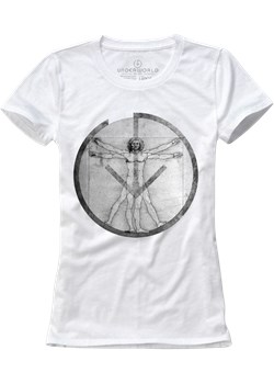 T-shirt damski UNDERWORLD Leonardo biały Underworld okazyjna cena morillo - kod rabatowy