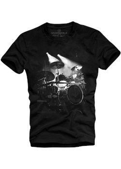 T-shirt męski UNDERWORLD Drums czarny Underworld morillo - kod rabatowy