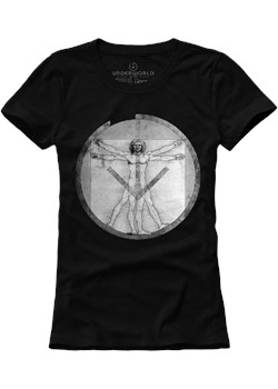 T-shirt damski UNDERWORLD Leonardo czarny Underworld promocyjna cena morillo - kod rabatowy