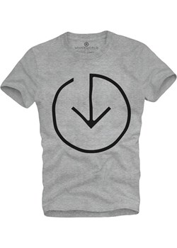 T-shirt męski UNDERWORLD Logo szary Underworld morillo wyprzedaż - kod rabatowy