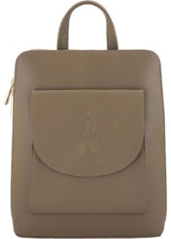 Plecak skórzany / listonoszka - Casual 2w1 - Beżowy Barberini`s Barberinis - kod rabatowy