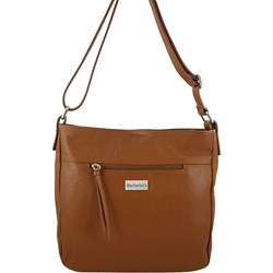 Listonoszka Barberini`s elegancka na ramię brązowa matowa skórzana  - zdjęcie produktu