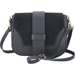 Listonoszka Barberini`s zamszowa czarna przez ramię  - zdjęcie produktu