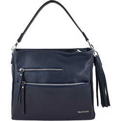 Barberini`s listonoszka na ramię skórzana średniej wielkości lakierowana  - zdjęcie produktu