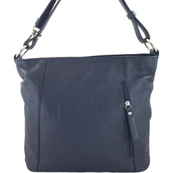 Shopper bag Barberini`s na ramię duża bez dodatków skórzana wakacyjna  - zdjęcie produktu