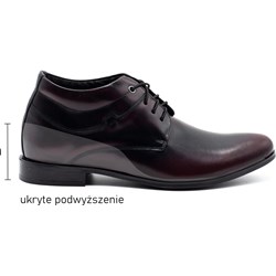 Lukas buty zimowe męskie czarne eleganckie jesienne ze skóry  - zdjęcie produktu