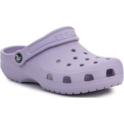 Klapki dziecięce Crocs fioletowe z tworzywa sztucznego na lato  - zdjęcie produktu
