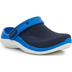 Klapki dziecięce Crocs granatowe z gumy  - zdjęcie produktu