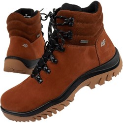 Buty trekkingowe męskie 4F sznurowane brązowe  - zdjęcie produktu