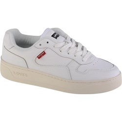 Buty sportowe damskie Levi's białe sznurowane płaskie  - zdjęcie produktu