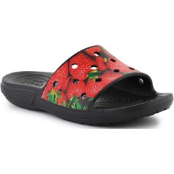 Klapki damskie Crocs casual z gumy bez zapięcia w nadruki płaskie  - zdjęcie produktu