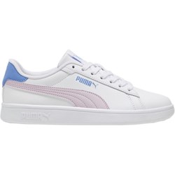 Buty sportowe dziecięce Puma białe na wiosnę sznurowane  - zdjęcie produktu
