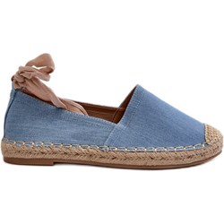 Espadryle damskie casual bez zapięcia tkaninowe  - zdjęcie produktu