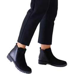 Botki eleganckie bez zapięcia  - zdjęcie produktu