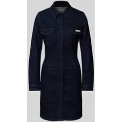 Sukienka Calvin Klein z bawełny na uczelnię  - zdjęcie produktu