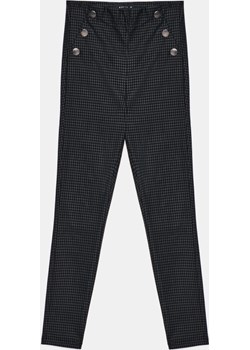 Mohito - Dopasowane wzorzyste spodnie - czarny Mohito Mohito - kod rabatowy