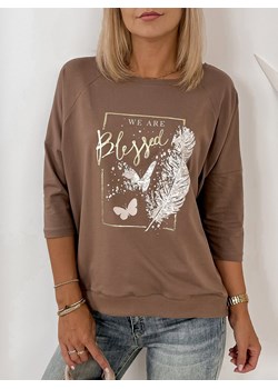 bluzka bless brązowa one size UBRA - kod rabatowy