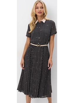 Mohito - Koszulowa sukienka midi - czarny Mohito Mohito - kod rabatowy