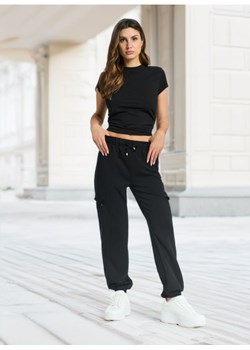 Sinsay - Spodnie - czarny Sinsay Sinsay - kod rabatowy