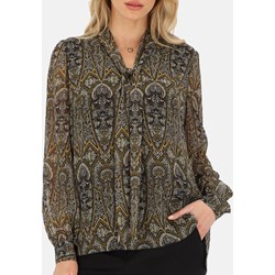 Bluzka damska L'AF z dekoltem w serek z długimi rękawami casual  - zdjęcie produktu