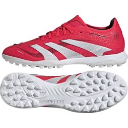 Buty sportowe męskie czerwone Adidas sznurowane  - zdjęcie produktu