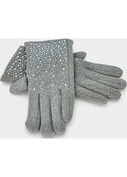 Kaszmirowe rękawiczki damskie z obsługą ekranów - TYMOTEO LOVE R02 SZARE Tymoteo Love Tymoteo.pl - sklep obuwniczy - kod rabatowy