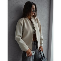 Biała bluza damska Goodlookin.pl z elastanu casualowa  - zdjęcie produktu
