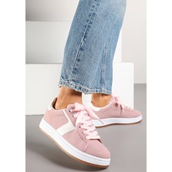 Buty sportowe damskie Renee sneakersy płaskie wiązane  - zdjęcie produktu