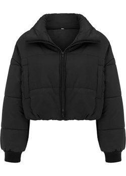 Krótka pikowana kurtka damska - Czarny Intimica wyprzedaż Intimica.pl - kod rabatowy