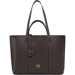 Shopper bag Pinko wakacyjna matowa na ramię  - zdjęcie produktu