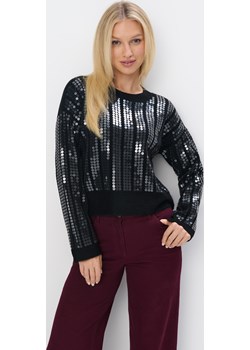 Mohito - Sweter z cekinami - czarny Mohito Mohito - kod rabatowy