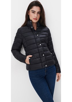 Mohito - Pikowana czarna kurtka - czarny Mohito Mohito - kod rabatowy