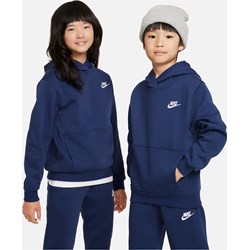 Granatowa bluza chłopięca Nike z dzianiny  - zdjęcie produktu