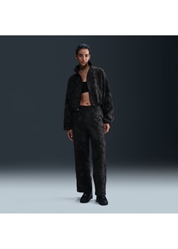 Damskie żakardowe spodnie dresowe ze średnim stanem Nike Sportswear Collection - Nike Nike poland - kod rabatowy