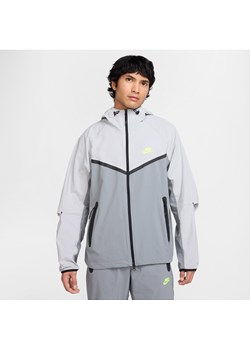 Męska kurtka z tkaniny z zamkiem na całej długości Windrunner Nike Tech - Szary Nike Nike poland - kod rabatowy